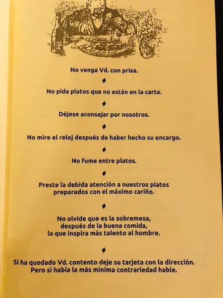 menu 0 of Restaurante Don Pepe
