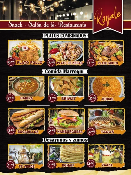menu 0 of ROYALE TARRAGONA (100% HALAL)