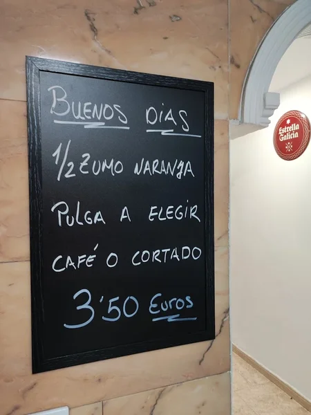 menu 0 of Cafetería Santa Cruz