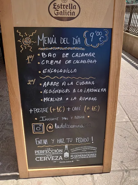 menu 0 of La Dolce