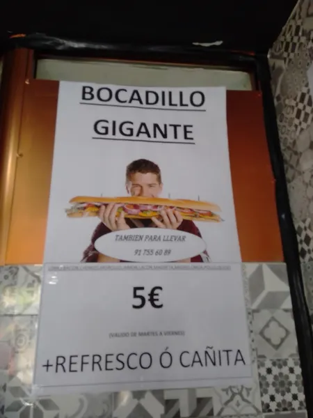 menu 2 of Bar La Vermutería