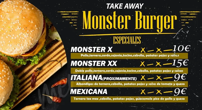 menu 0 of Monster Gourmet