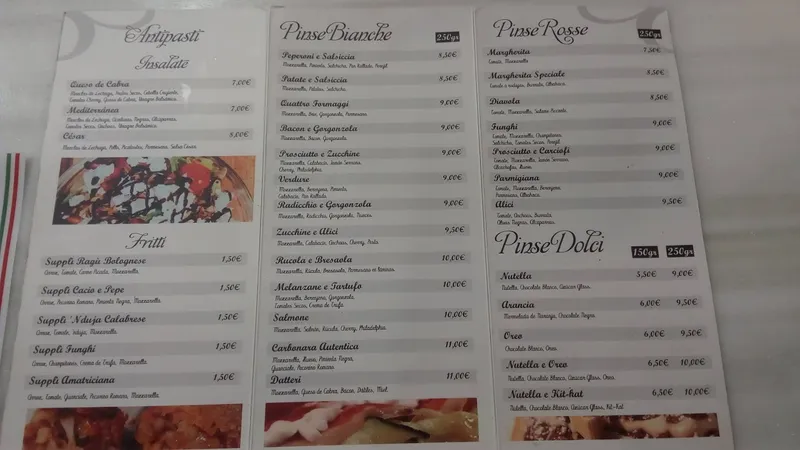 menu 0 of Restaurante La Dolce Vita