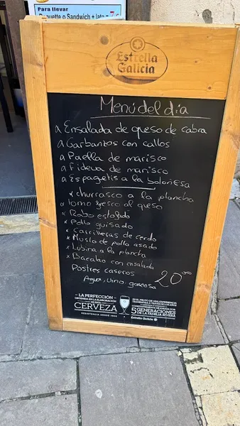 menu 1 of Restaurante La Dolce Vita