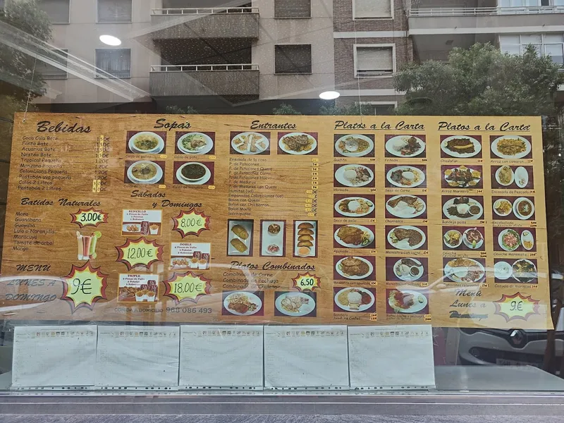 menu 0 of Delicia Tropical