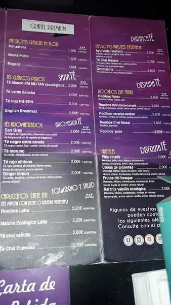 menu 0 of Cafetería Mokalia Móstoles