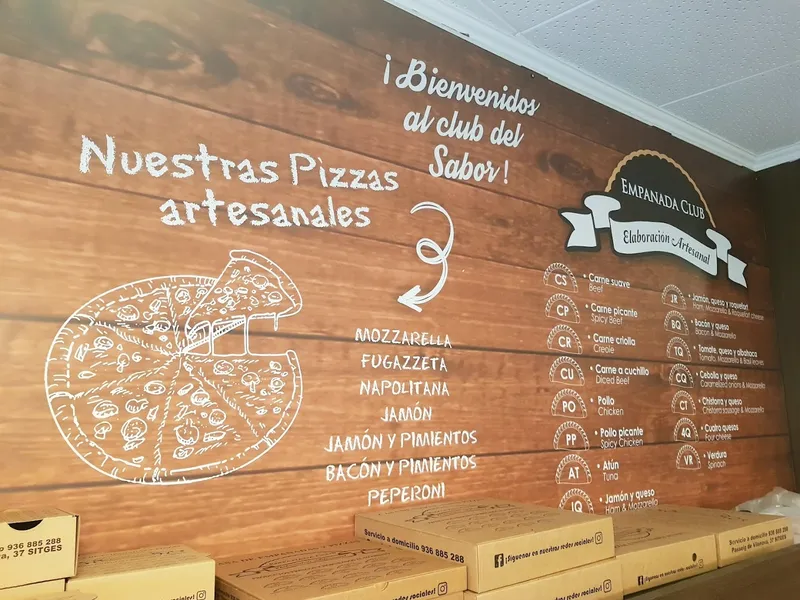 menu 2 of Empanada Club Tarragona