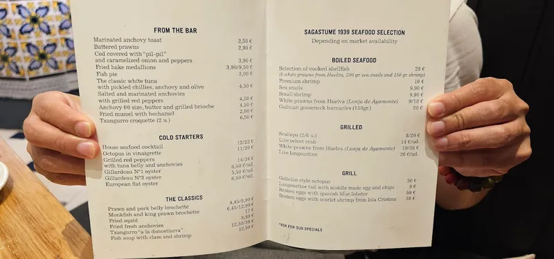 menu 0 of Restaurante Lanperna