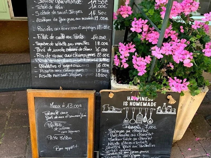 menu 1 of Le charleston