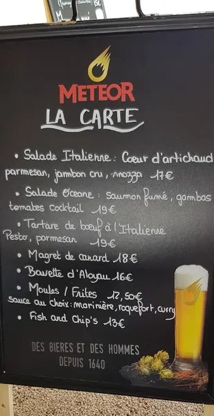 menu 1 of Les Mouettes