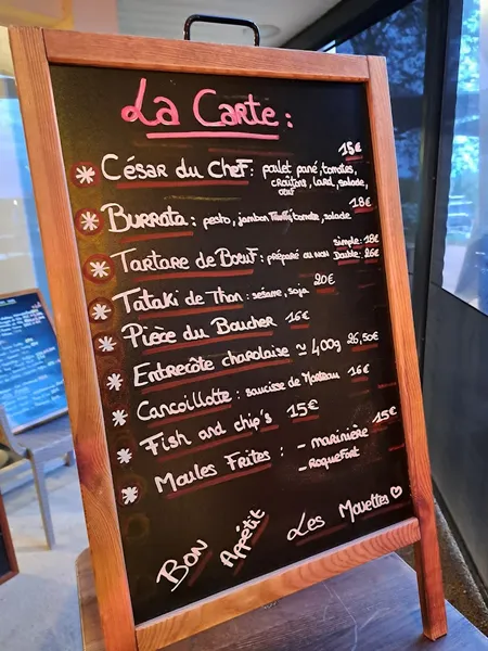 menu 2 of Les Mouettes