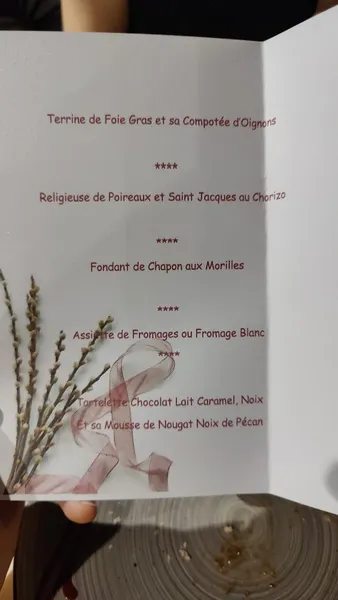 menu 2 of Restaurant Le Bourgogne