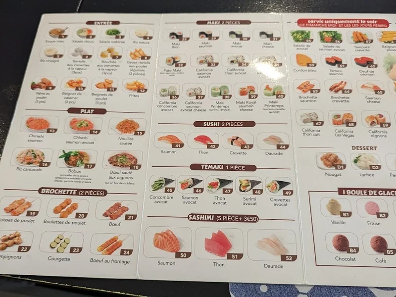 menu 0 of Sushi Feist