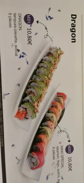menu 1 of Sushi King