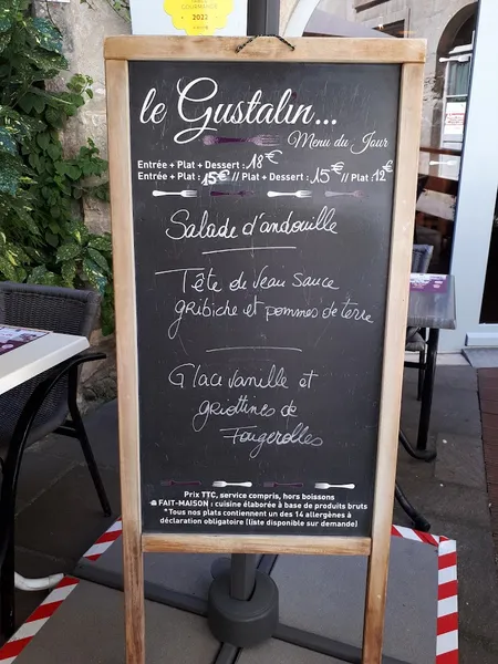 menu 1 of Le Gustalin