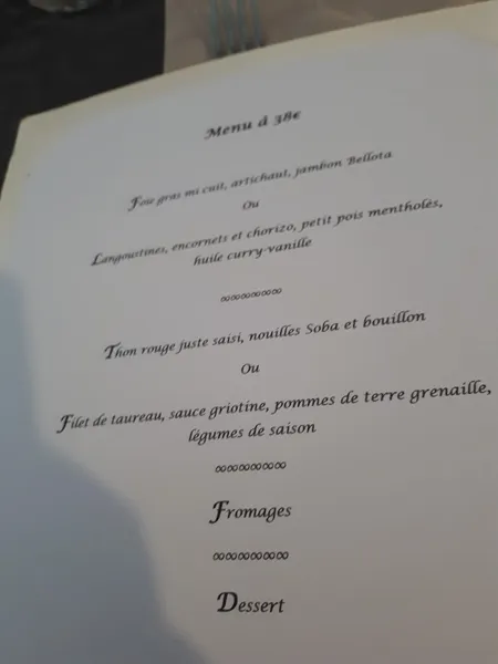 menu 2 of Restaurant Le Caveau du Grand Puits