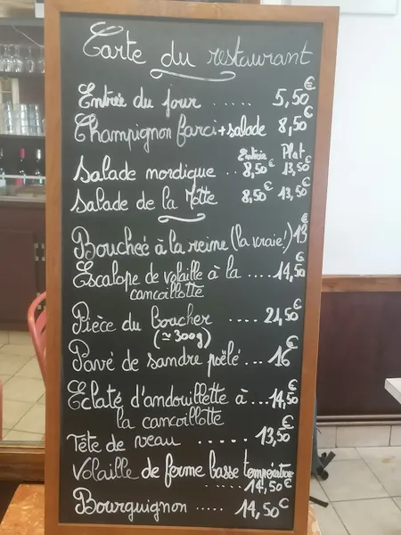 menu 1 of Le Pic Assiette