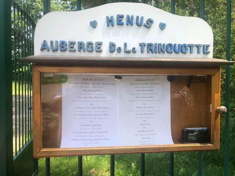 menu 0 of Auberge la Trinquotte