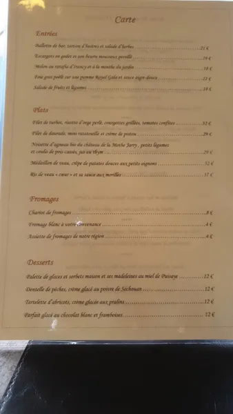 menu 1 of Restaurant Le Bourgogne