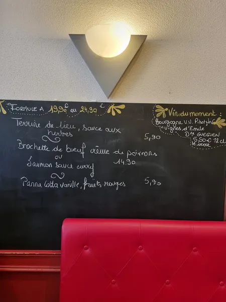 menu 2 of Le Schaeffer