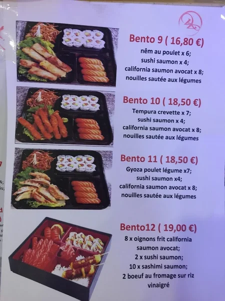 menu 2 of Wokasie Dijon