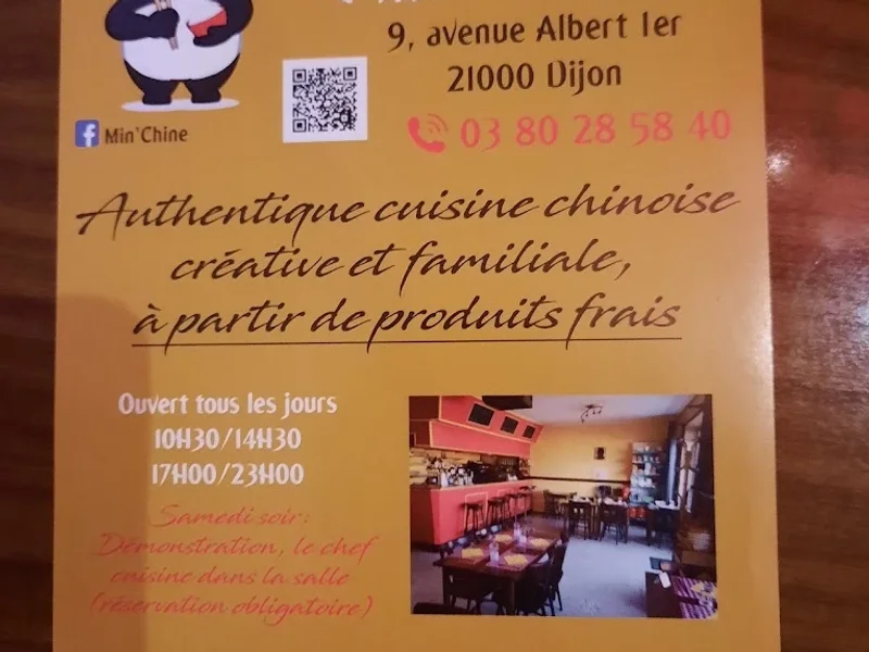 menu 1 of Quai VI - Min'Chine