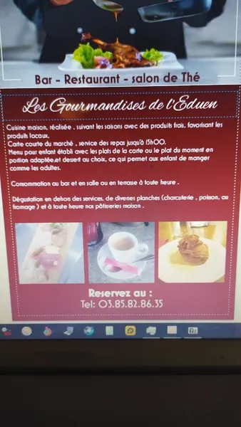 menu 0 of Les gourmandises de l'eduen