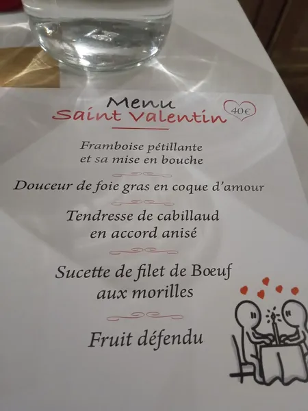 menu 2 of La Femme du Boulanger