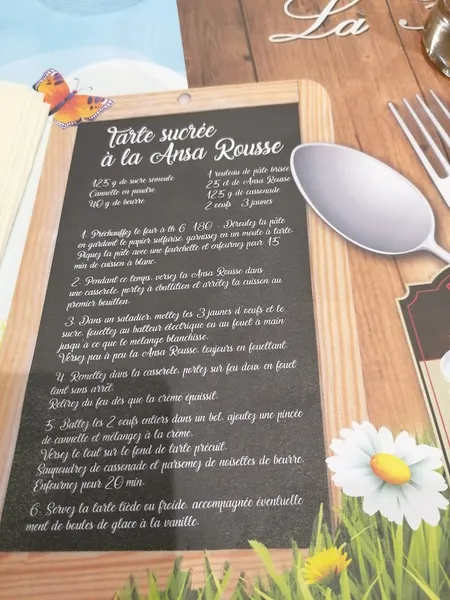 menu 0 of Restaurant La Flamme / Brasserie La Passerelle