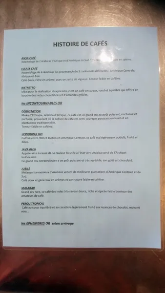 menu 0 of O tea café