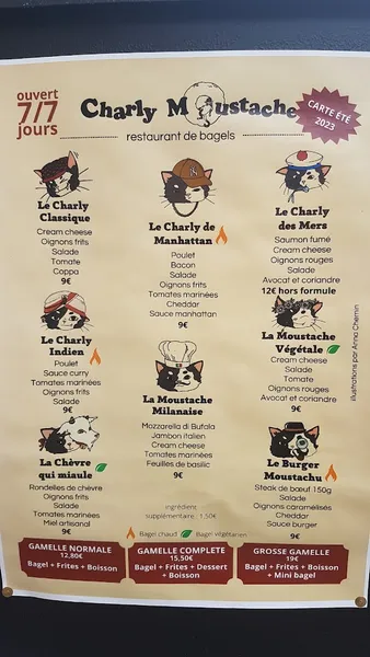 menu 1 of Charly Moustache