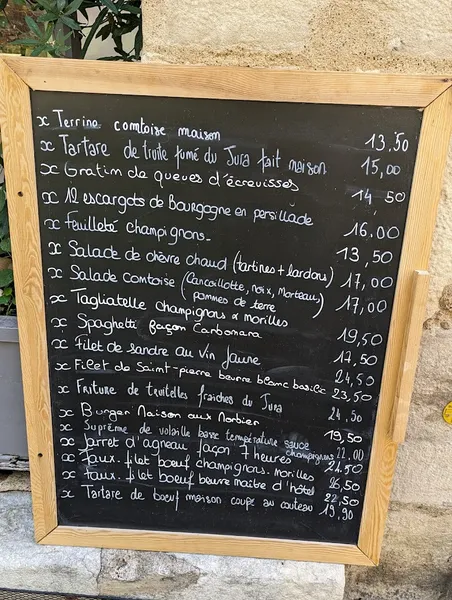 menu 1 of La Petite Venise