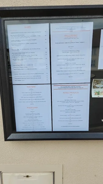 menu 1 of Restaurant l'Ecusson