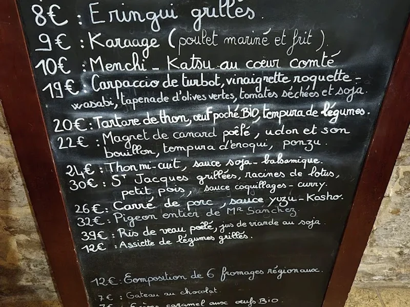 menu 0 of La Lune