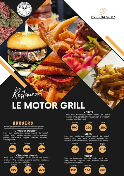 menu 0 of Restaurant / Bar Le Motor Grill