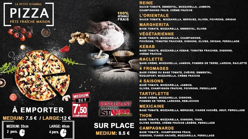 menu 0 of Restaurant La Petite Istanbul