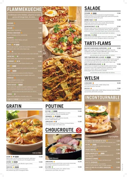 menu 1 of 3 Brasseurs Brétigny-sur-Orge