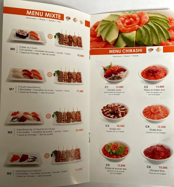 menu 2 of Shinjuku Buffet A Volonté Japonais