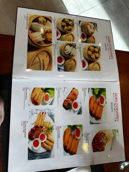 menu 0 of Basilic Thaï