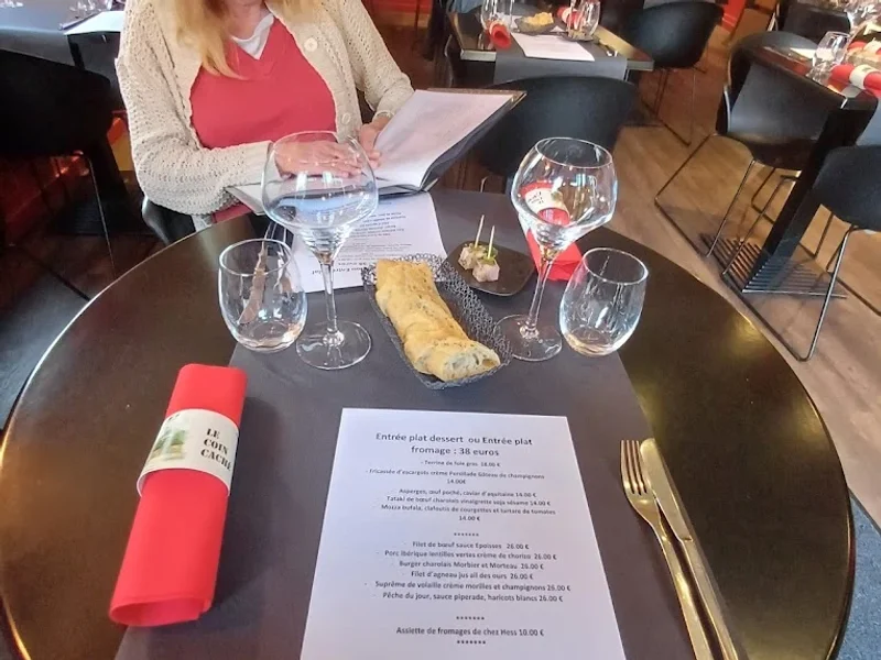 menu 2 of Le Coin Caché