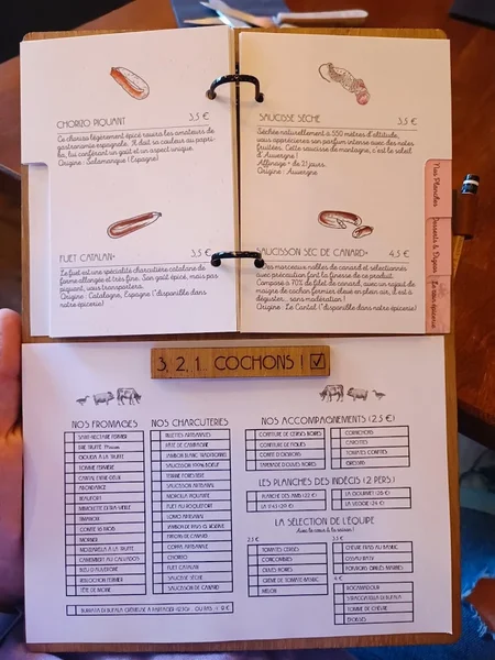 menu 2 of Le 17.45 Dijon - Planches à Composer