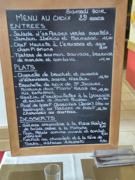 menu 0 of LE KONOBA