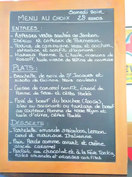 menu 1 of LE KONOBA