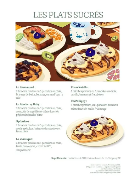 menu 0 of Oh Café Mâcon - Restaurant Brunch