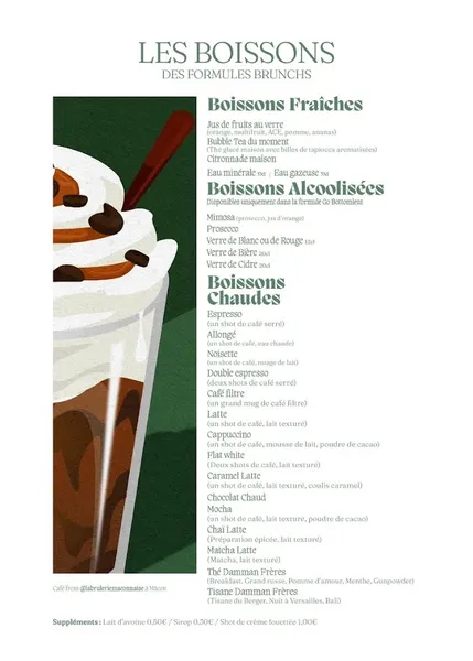 menu 1 of Oh Café Mâcon - Restaurant Brunch