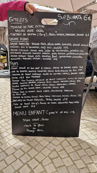 menu 1 of La Maison de Bois