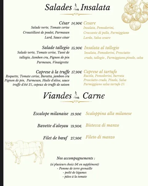 menu 1 of Il duomo