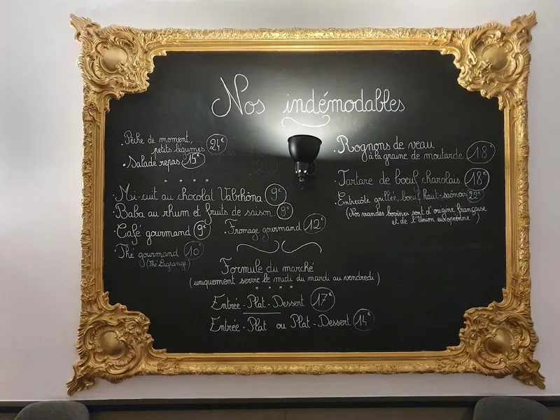 menu 1 of Restaurant l'Annexe du café Français