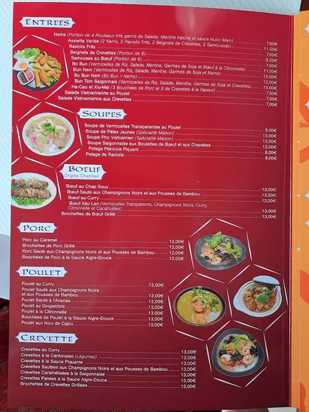 menu 0 of Restaurant Saigon