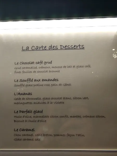 menu 0 of Le Grenier à Sel